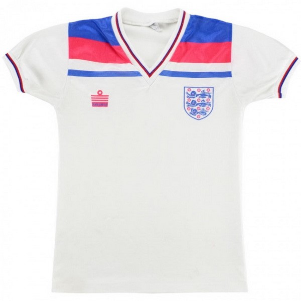 Tailandia Camiseta Inglaterra 1st Retro 1980 Blanco